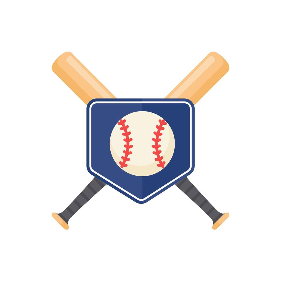 Baseball bats are used to hit baseballs in sporting events. vector