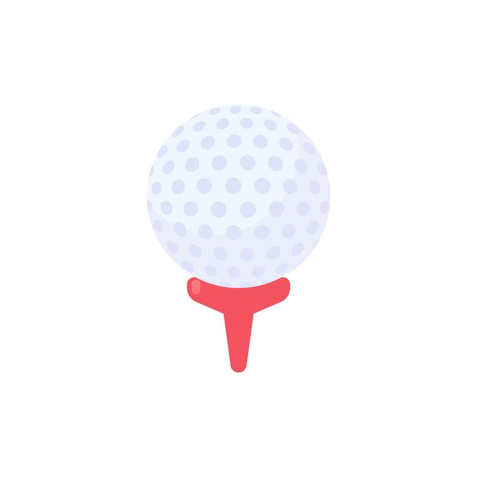 Golf clubs and balls for sporting events on the grass. vector