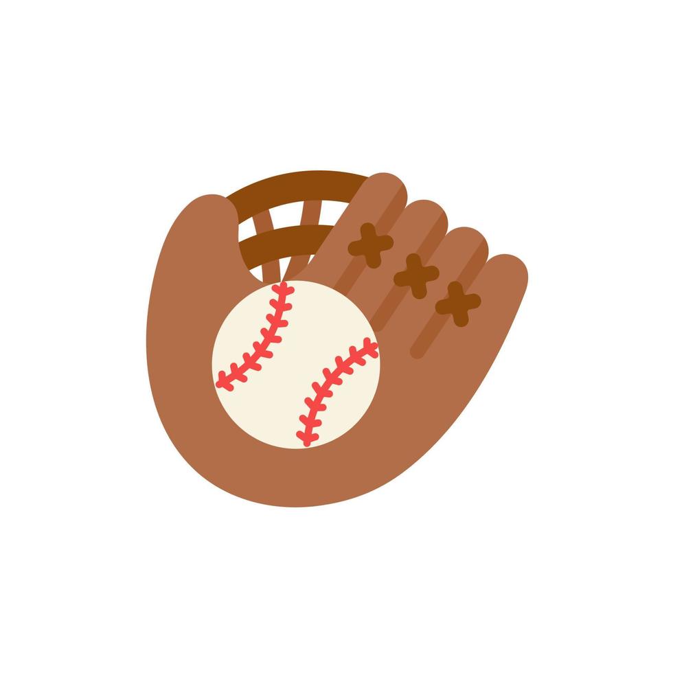 Baseball gloves. Leather gloves for the popular baseball game. vector