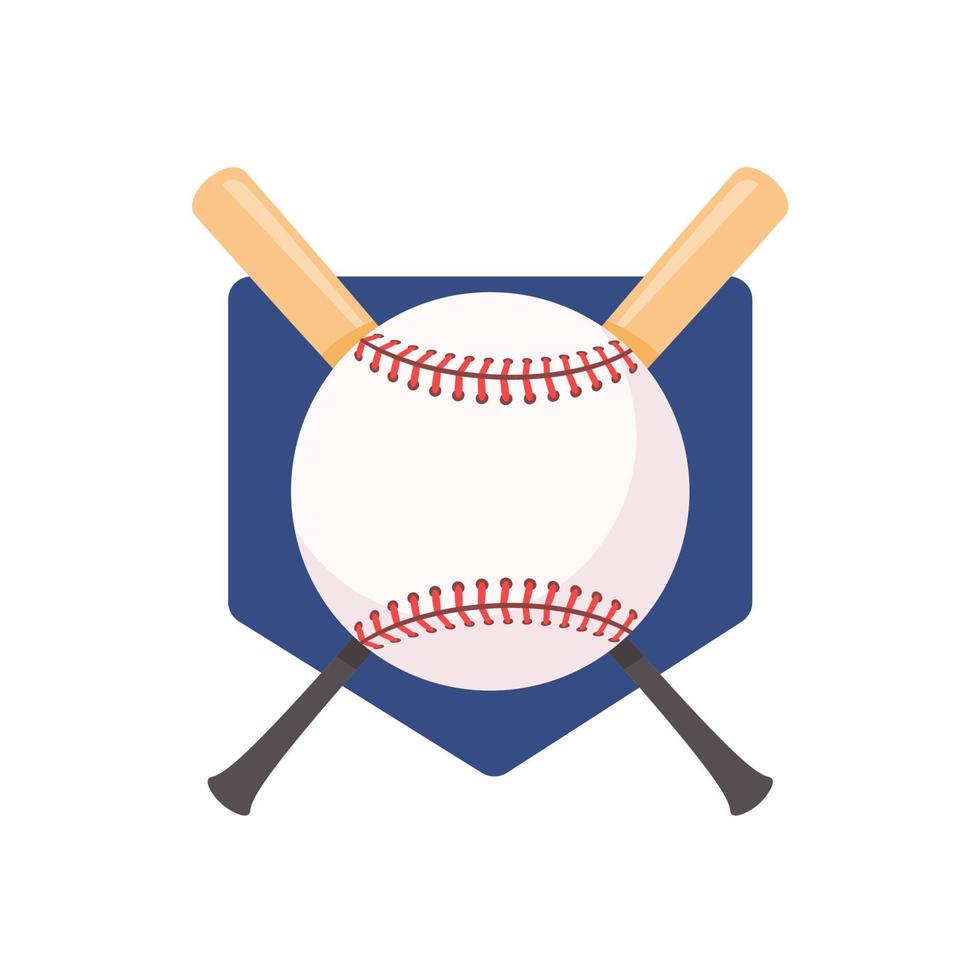 Baseball bats are used to hit baseballs in sporting events. vector