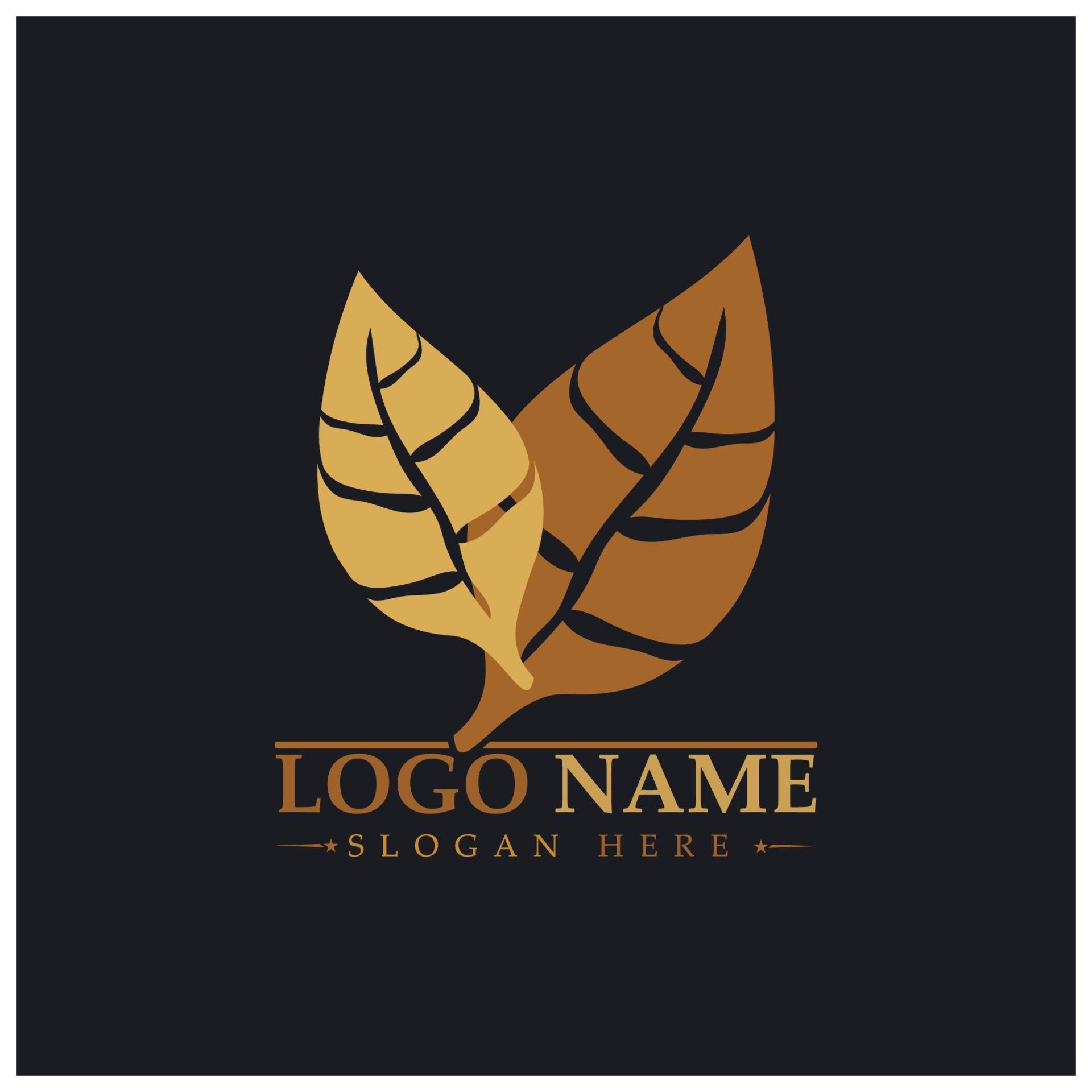 tobacco leaf logo,tobacco field and tobacco cigarette logo template