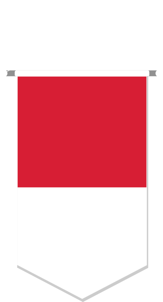 Morocco flag in soccer pennant, various shape. png