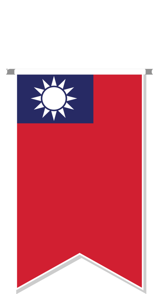 bandeira de taiwan na flâmula de futebol. png