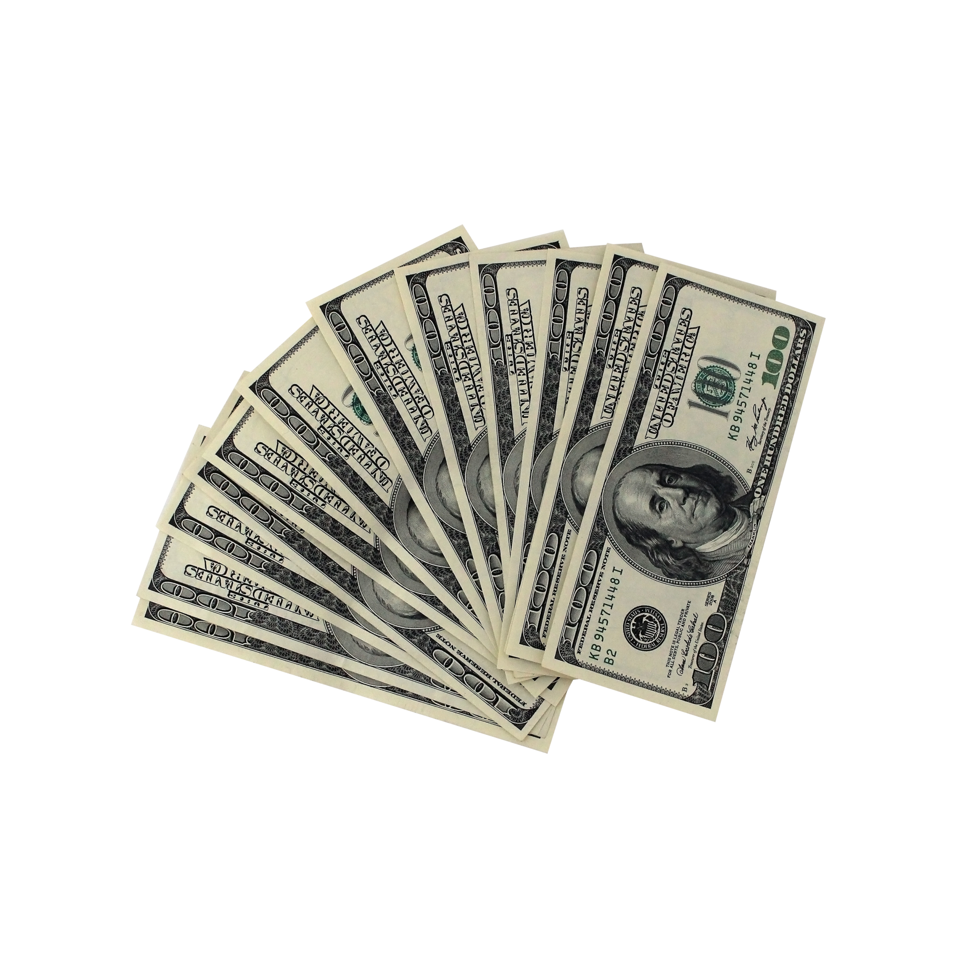 Pink Money 100 Dollar Bills PNG US One Hundred Dollar Bill Front