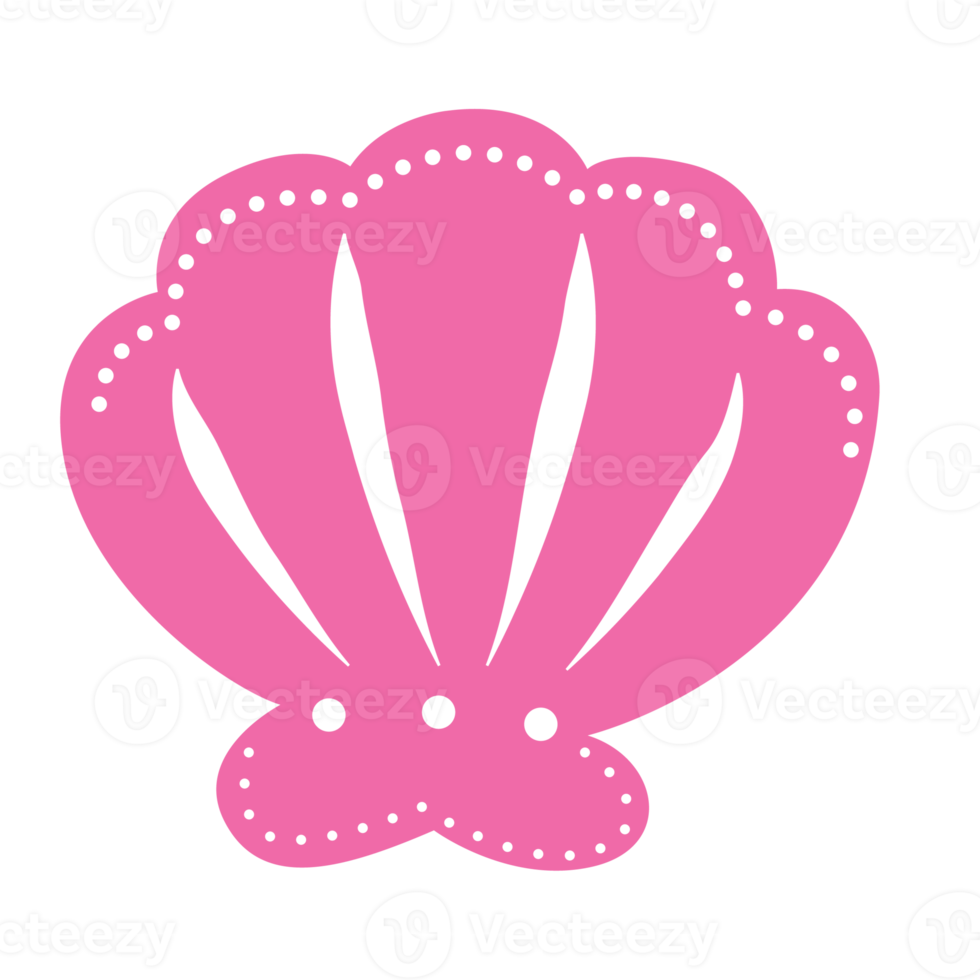 Scallop shellfish pearl png