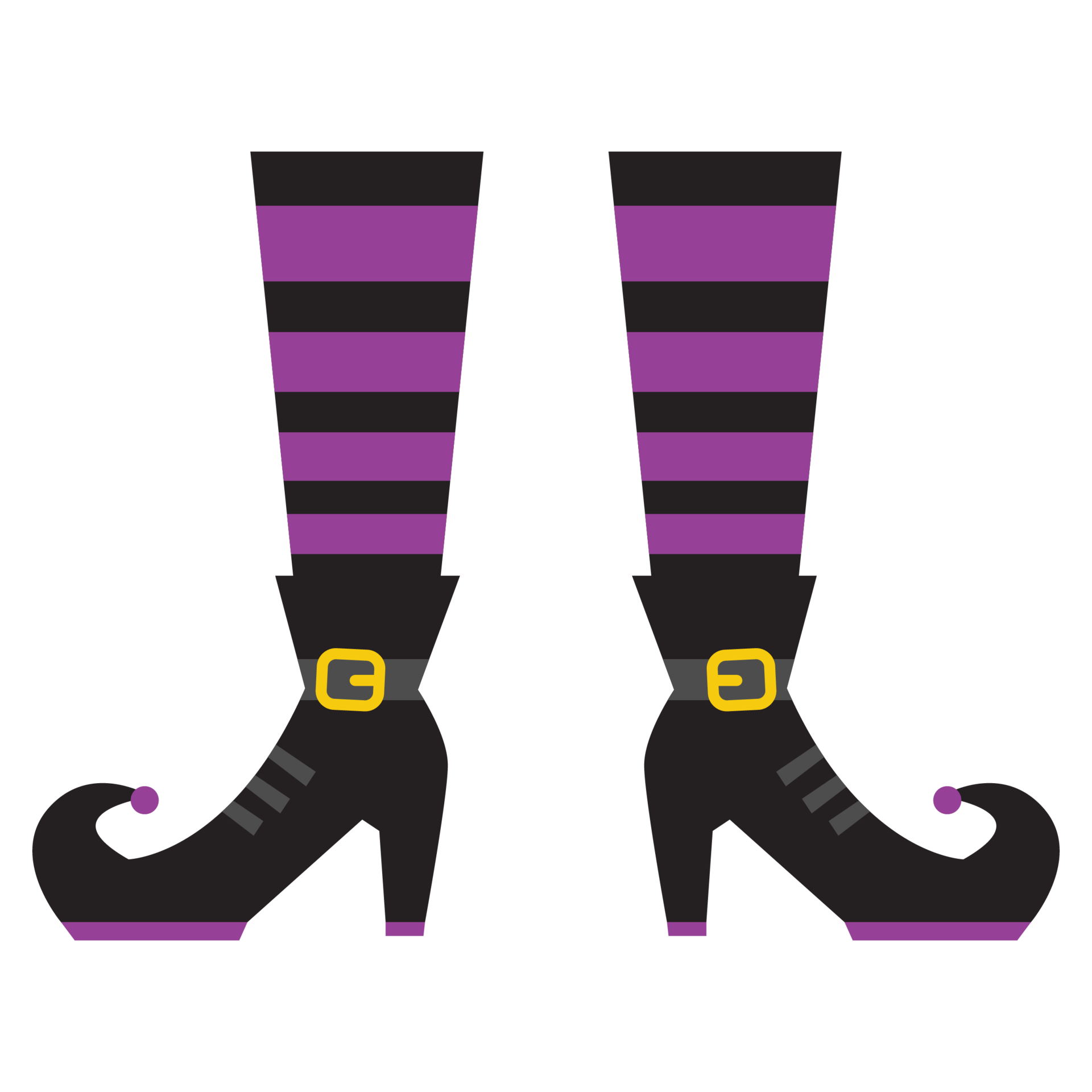 witch shoes in stockings 11794214 PNG