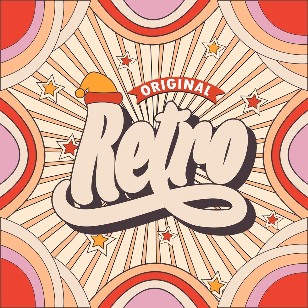 Retro radio, vintage text editable 70s and 80s, Retro and classic text style vector