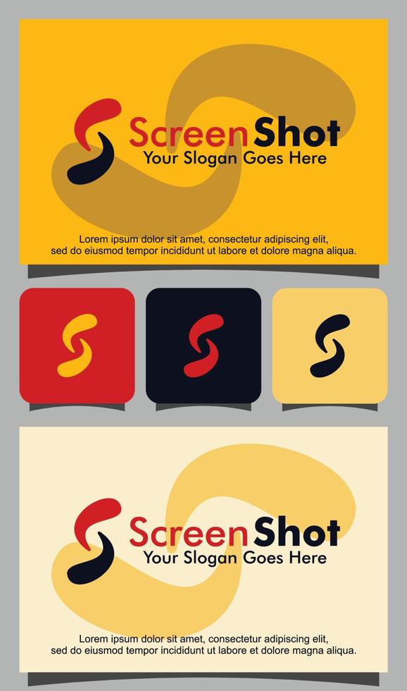 Letter S logo vector design