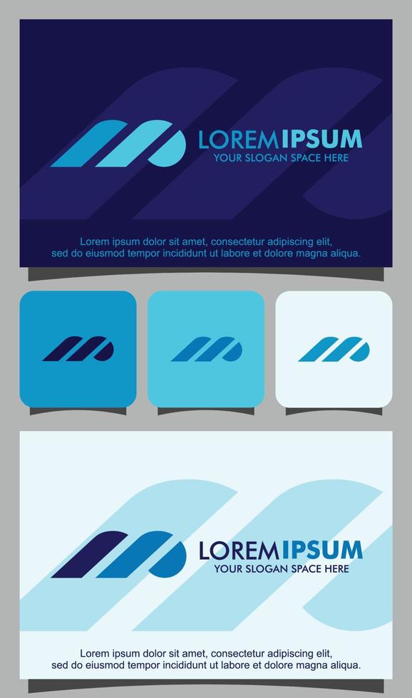 MP letter logo vector design