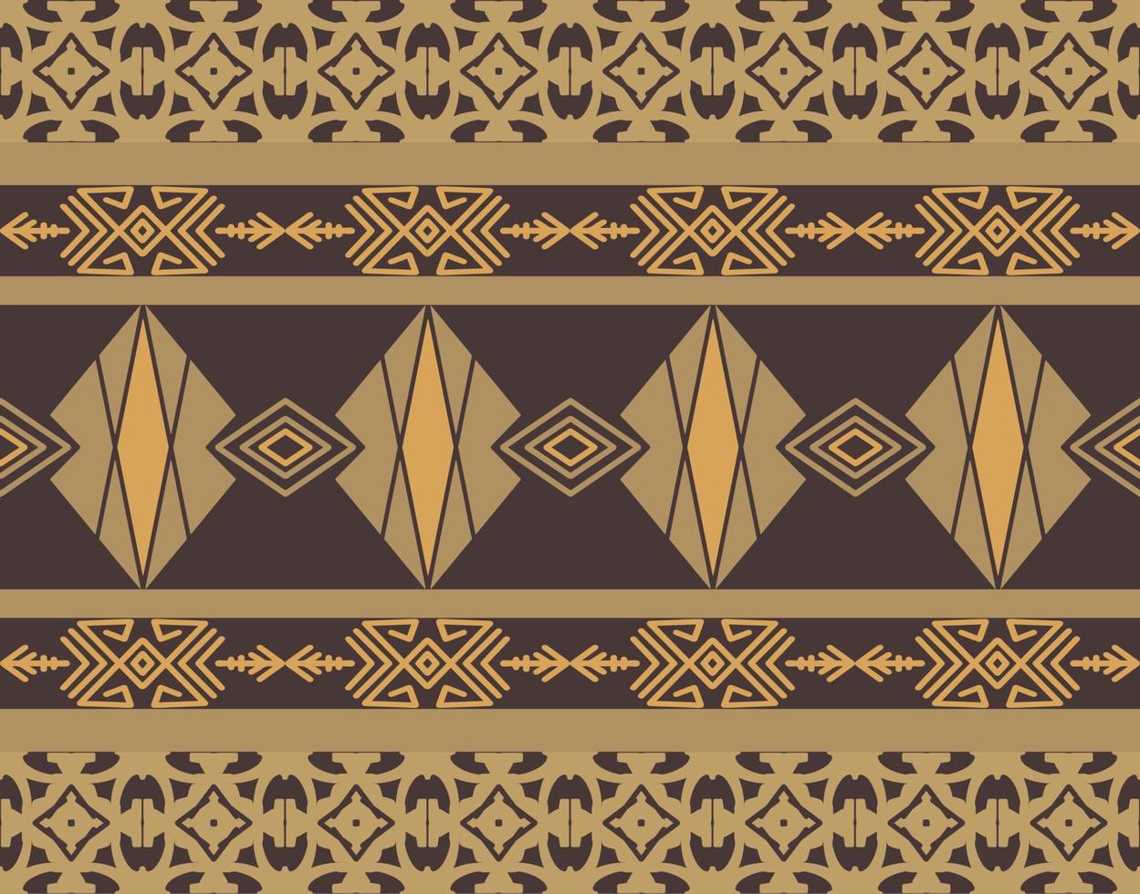 Geometric Pattern with Tribal Shape. Designed in Ikat, Boho, Aztec, Folk, Motif, Gypsy, Arabic Style. Ideal for Fabric Garment, Ceramics, Wallpaper, stationery, branding identity and packaging design. vector