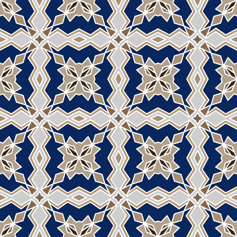 Chevron Zigzag pattern design with aztec style and ikat sign. Seamless chevron pattern. Vector Illustration.