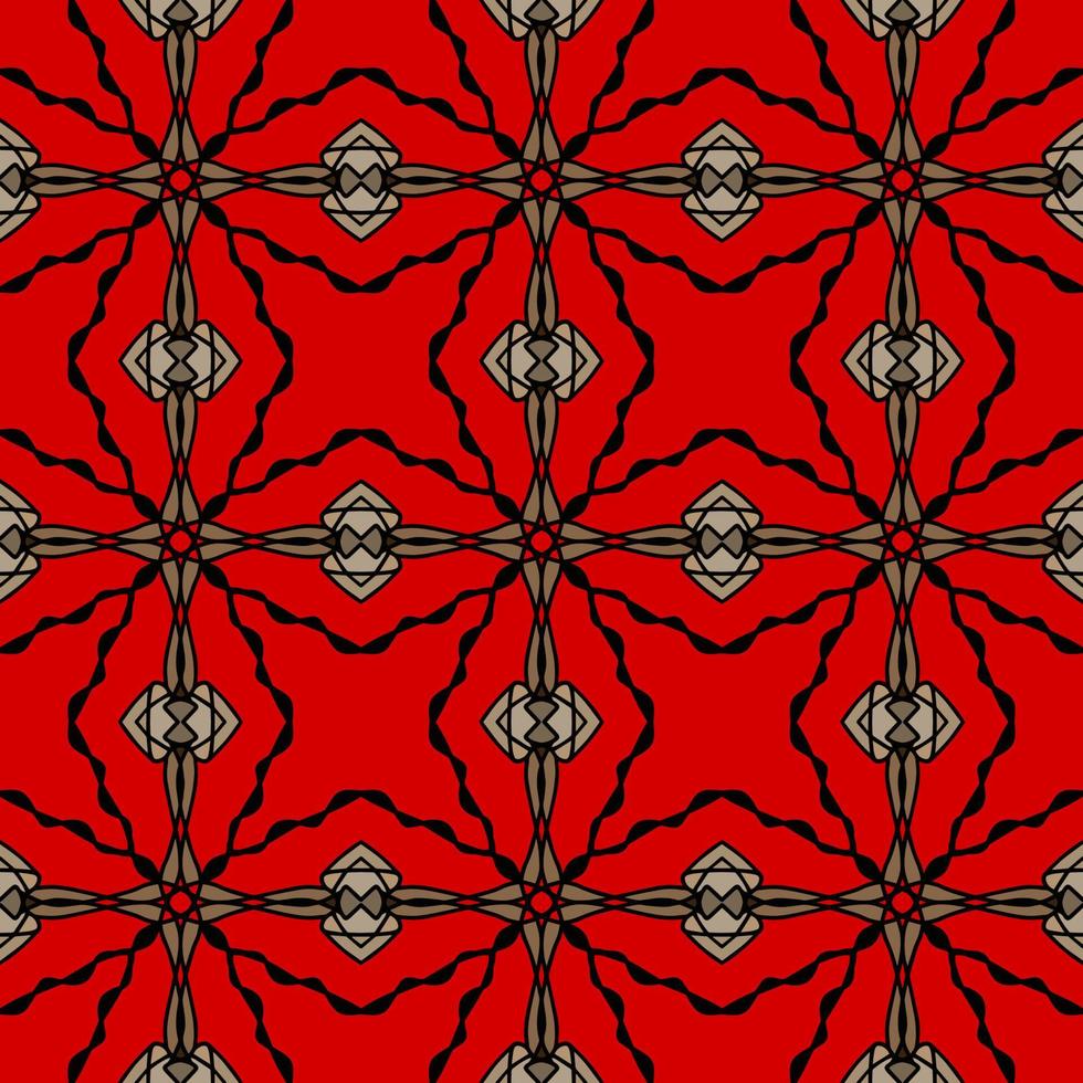 Geometric Pattern with Tribal Shape. Designed in Ikat, Boho, Aztec, Folk, Motif, Gypsy, colorful Arabic Style. Ideal for Fabric Garment, Ceramics, Wallpaper. Vector Illustration