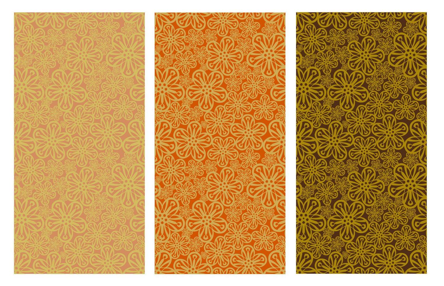 Flowers Seamless pattern design Ideal for fabric printing bandana, neck wear, shawl, hijab, paper, textile, wallpaper, carpet, blanket, ceramics, or tiles. Artwork for fashion printing. vector