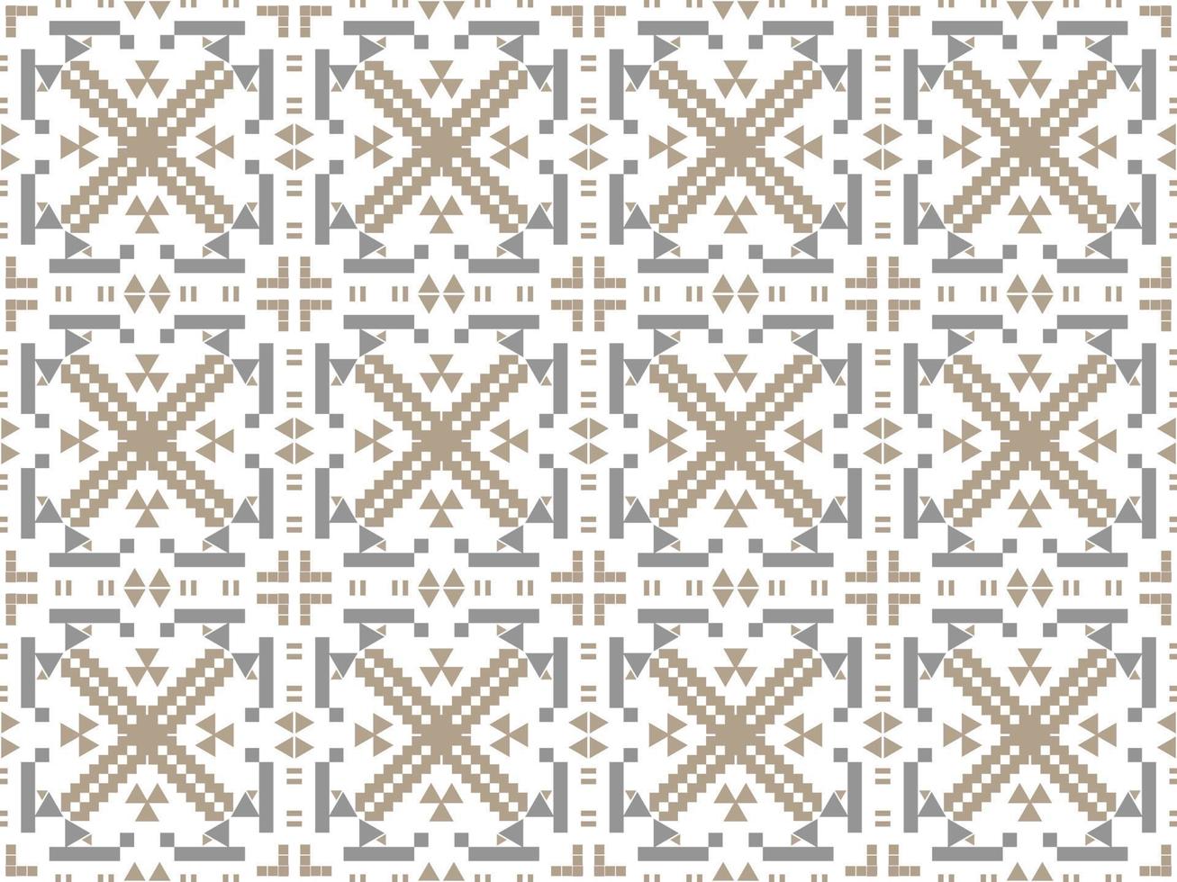 Abstract Seamless Pixel Pattern Design Ideal for silk scarf, kerchief, bandana, neck wear, shawl, hijab, fabric, textile, wallpaper, carpet, blanket, ceramics, or tiles. vector