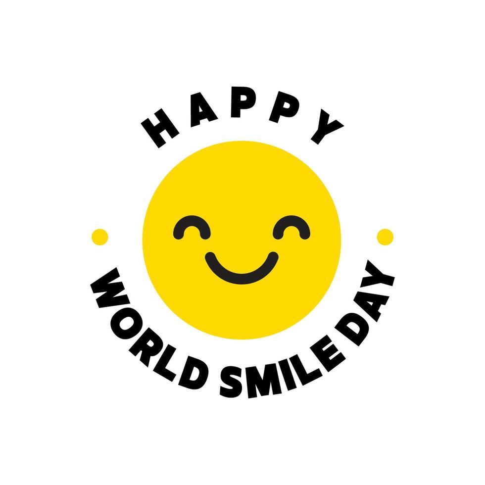 Happy World smile day banner. 11795771 Vector Art at Vecteezy