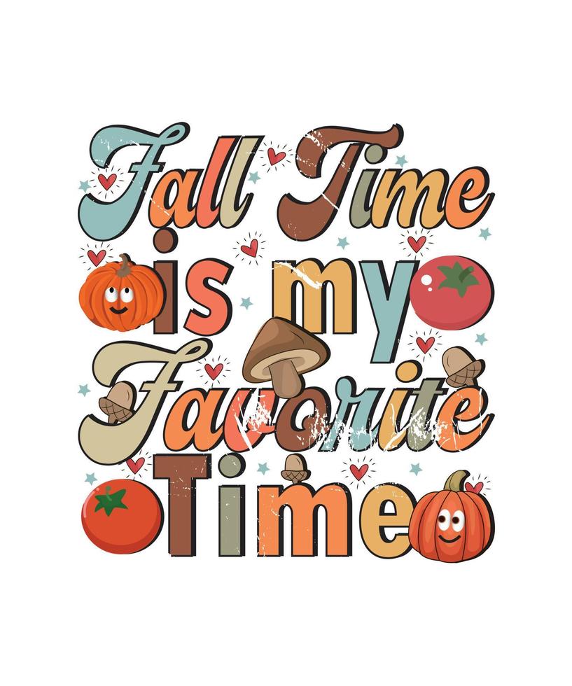 Thanksgiving groovy style typography t-shirt design, Emoji Thanksgiving design, Kawai t-shirt design vector