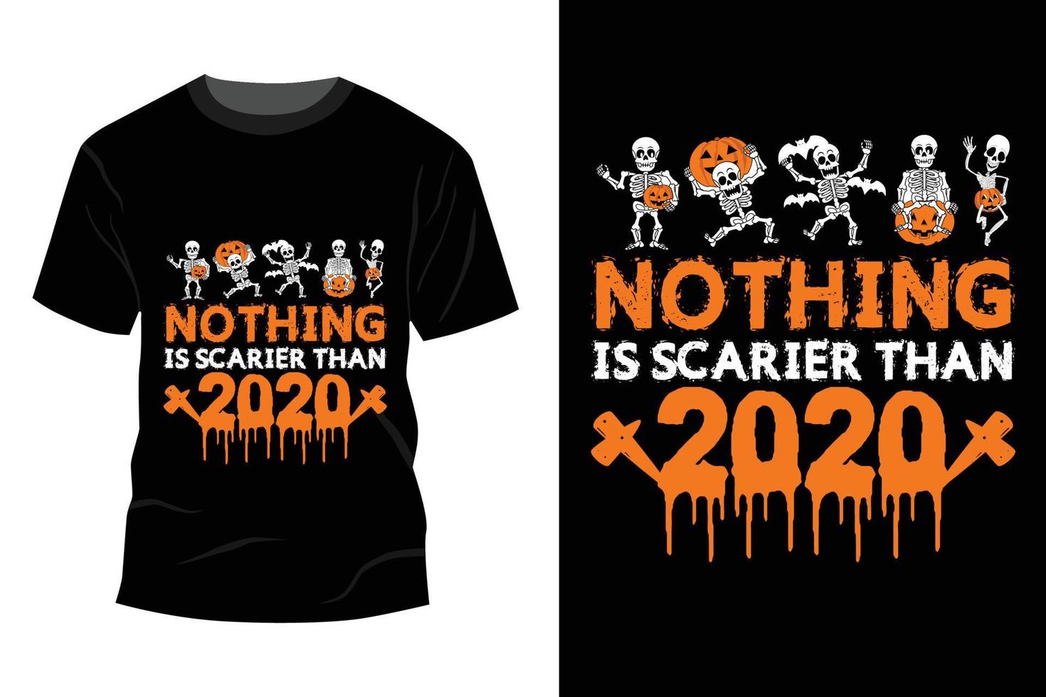 diseño de camiseta de halloween vector