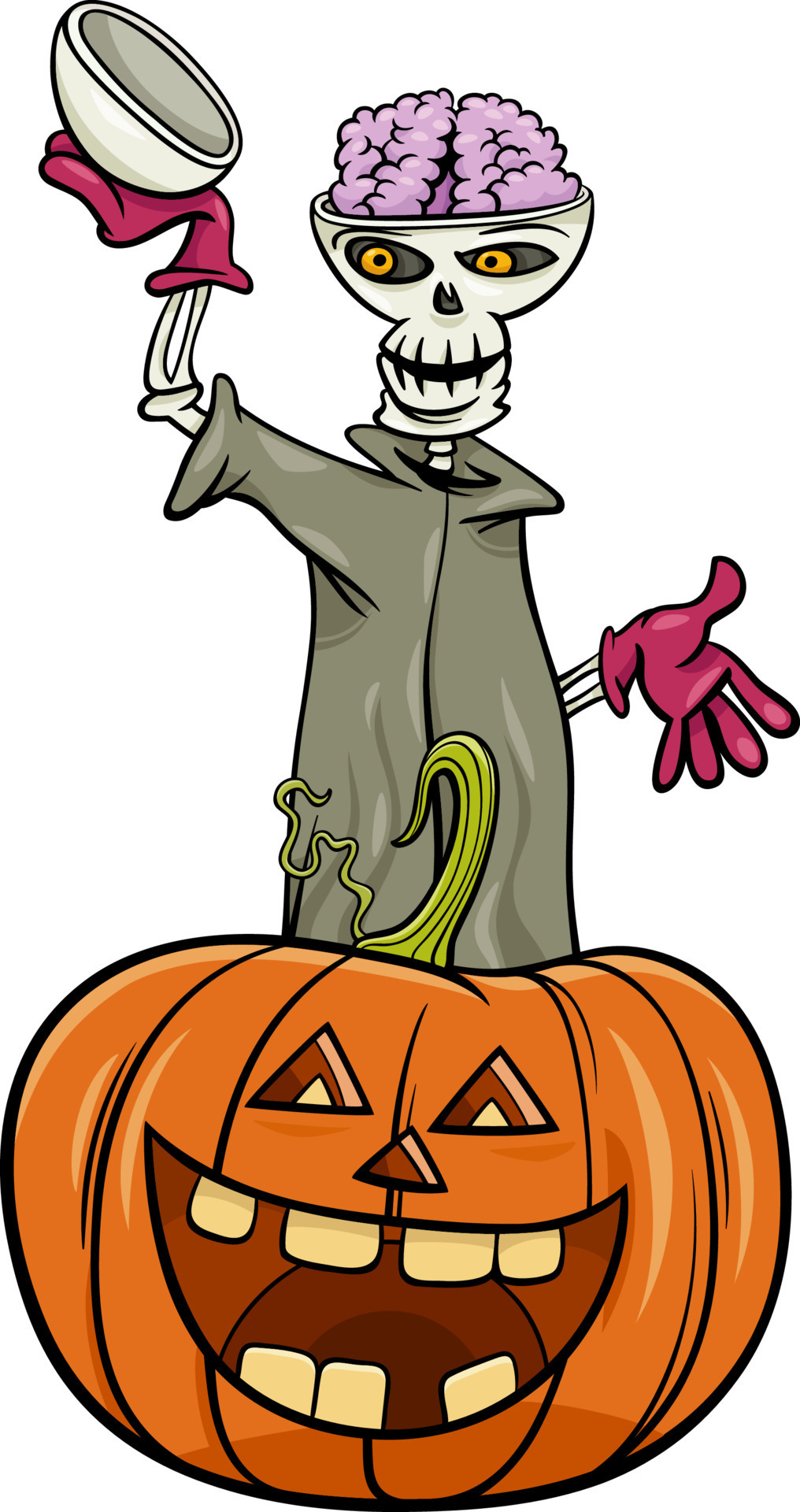 cartoon skeleton character with Halloween pumpkin 11796245 Vector Art at Vecteezy cartoon skeleton character with Halloween pumpkin 11796245 Vector Art at Vecteezy