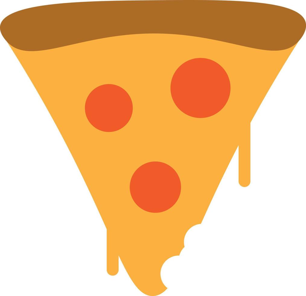 Pizza slice icon. Vector illustration