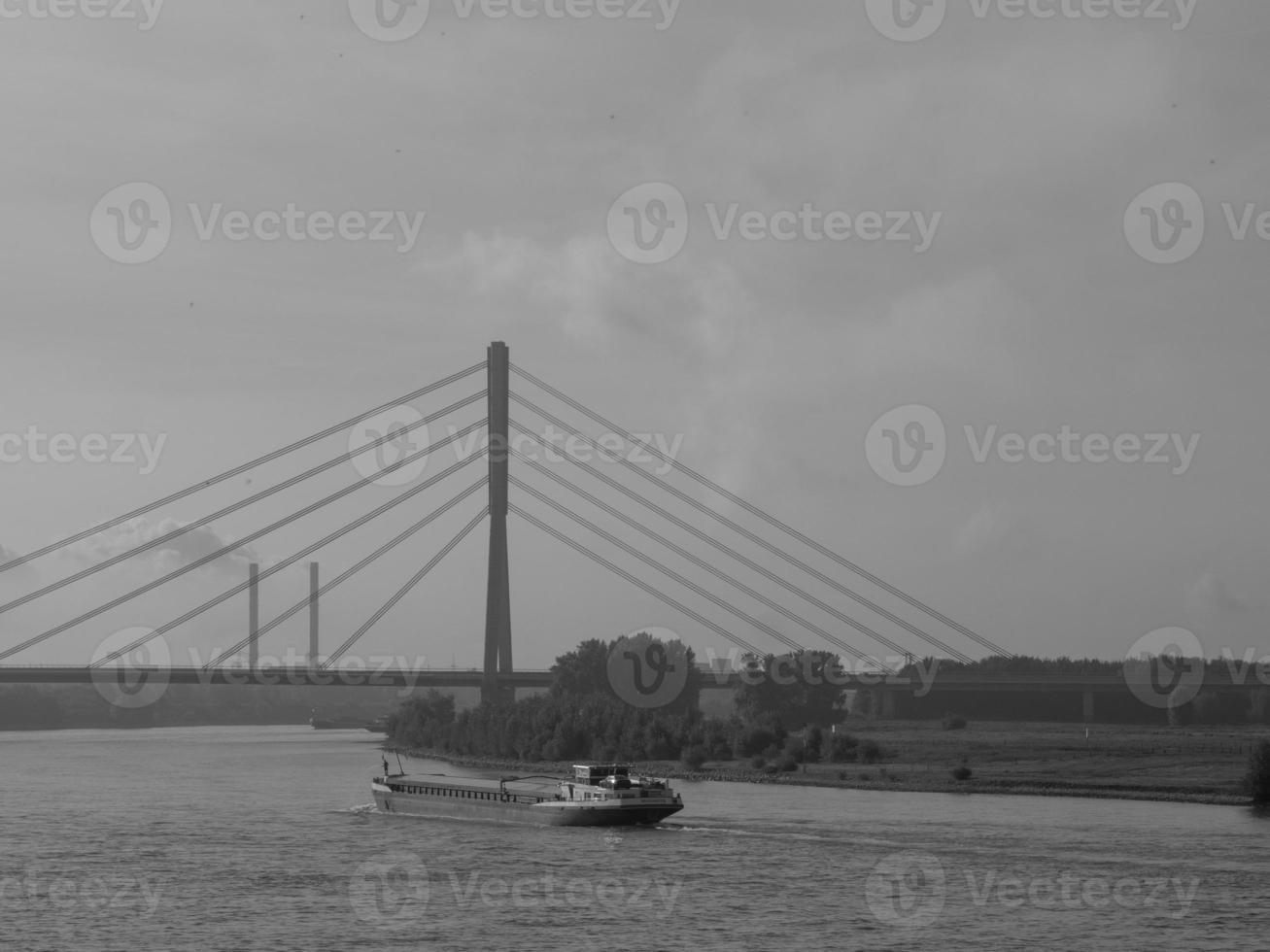 the river rhine in germany photo