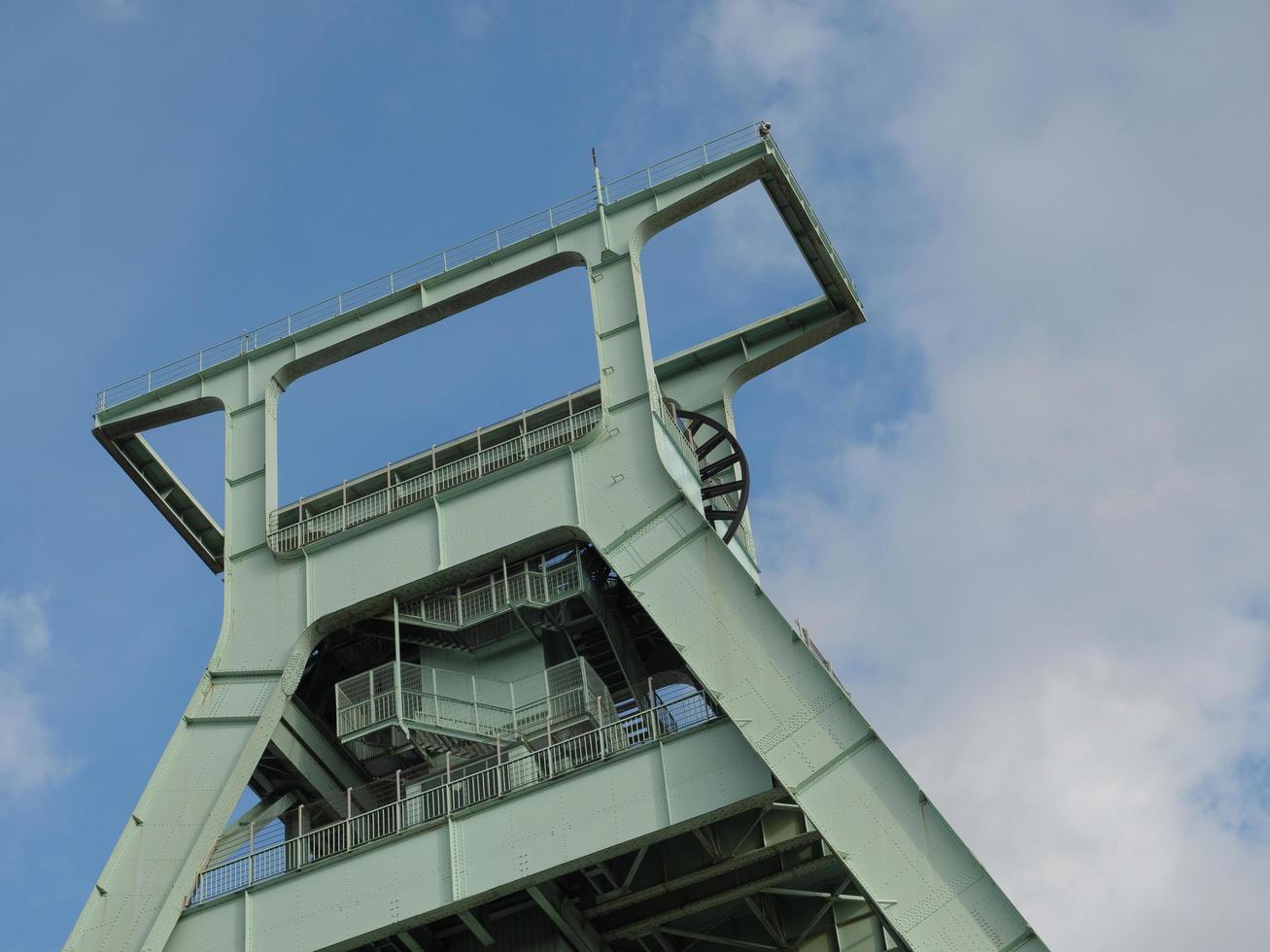 Old mine and the city of Bochum photo