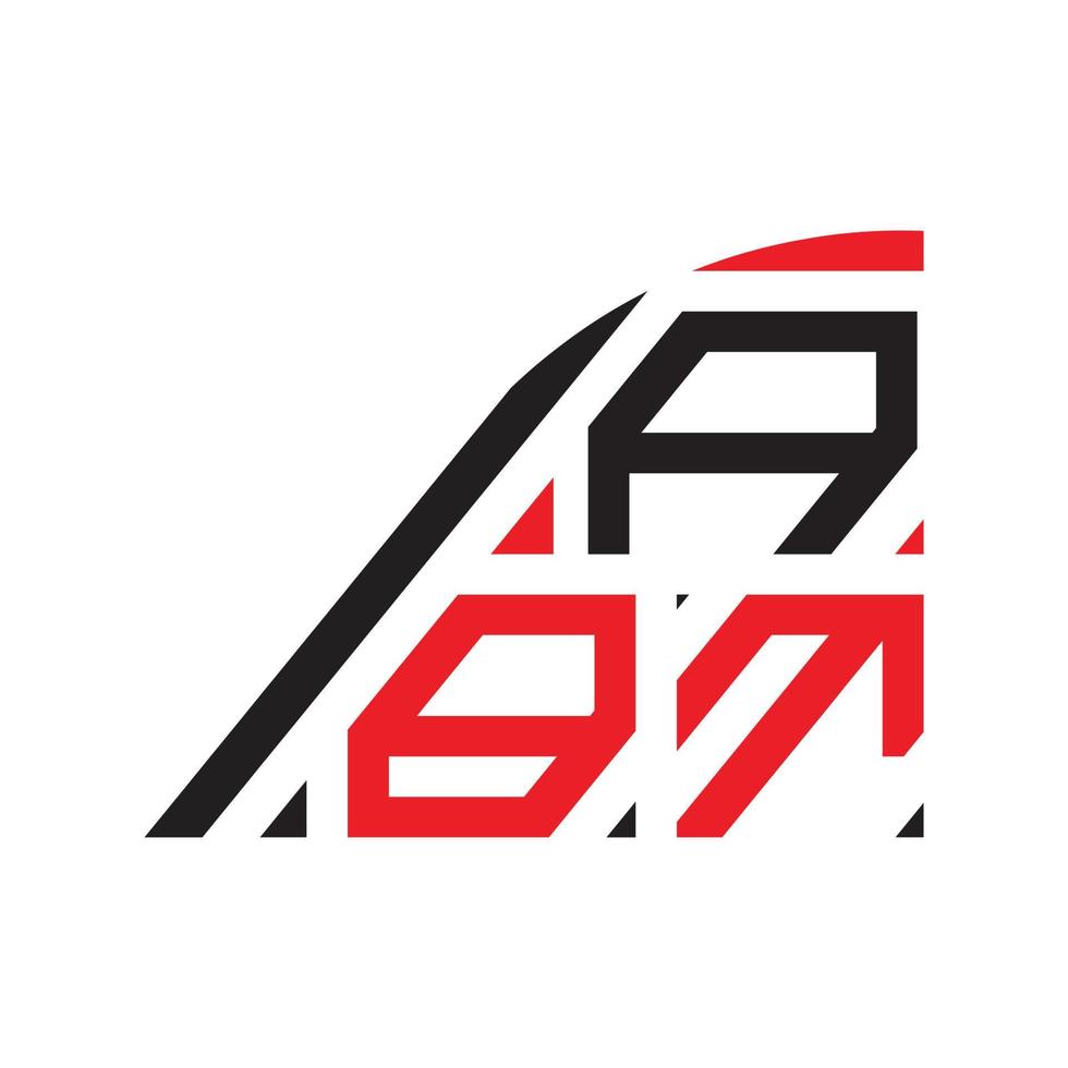 diseño creativo de logotipo de tres letras vector