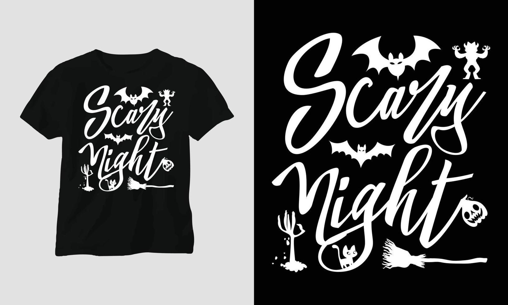 Halloween Day vector T-shirt Design