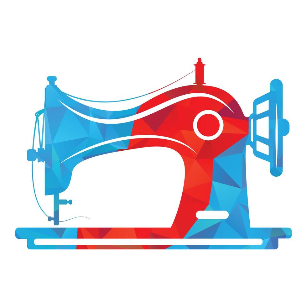 Manual sew machine vector icon. Simple illustration of manual stitching machine icon for web design isolated on white background.