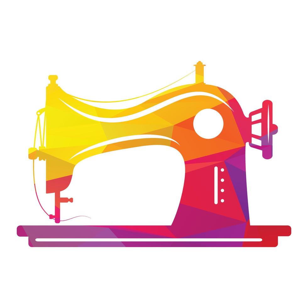 Manual sew machine vector icon. Simple illustration of manual stitching machine icon for web design isolated on white background.