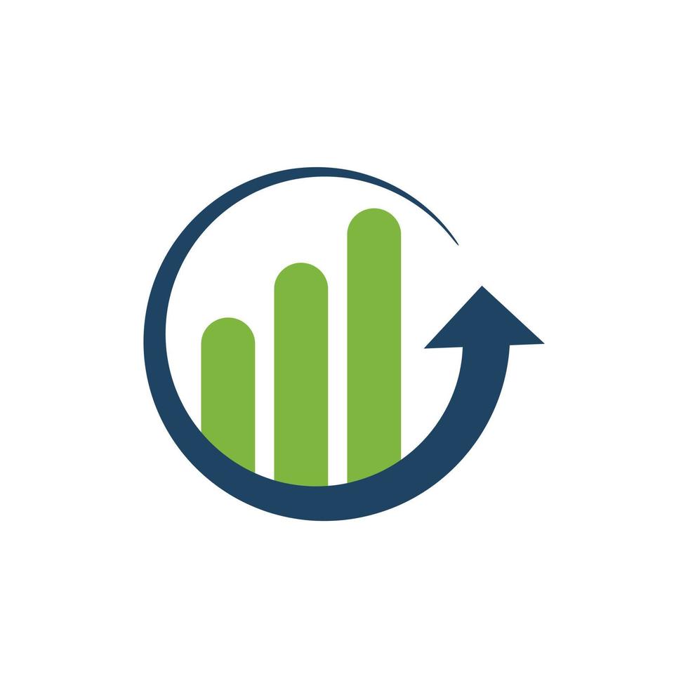 diseño de icono de vector de plantilla de logotipo de finanzas empresariales. plantilla de diseño de logotipo empresarial financiero y contable.