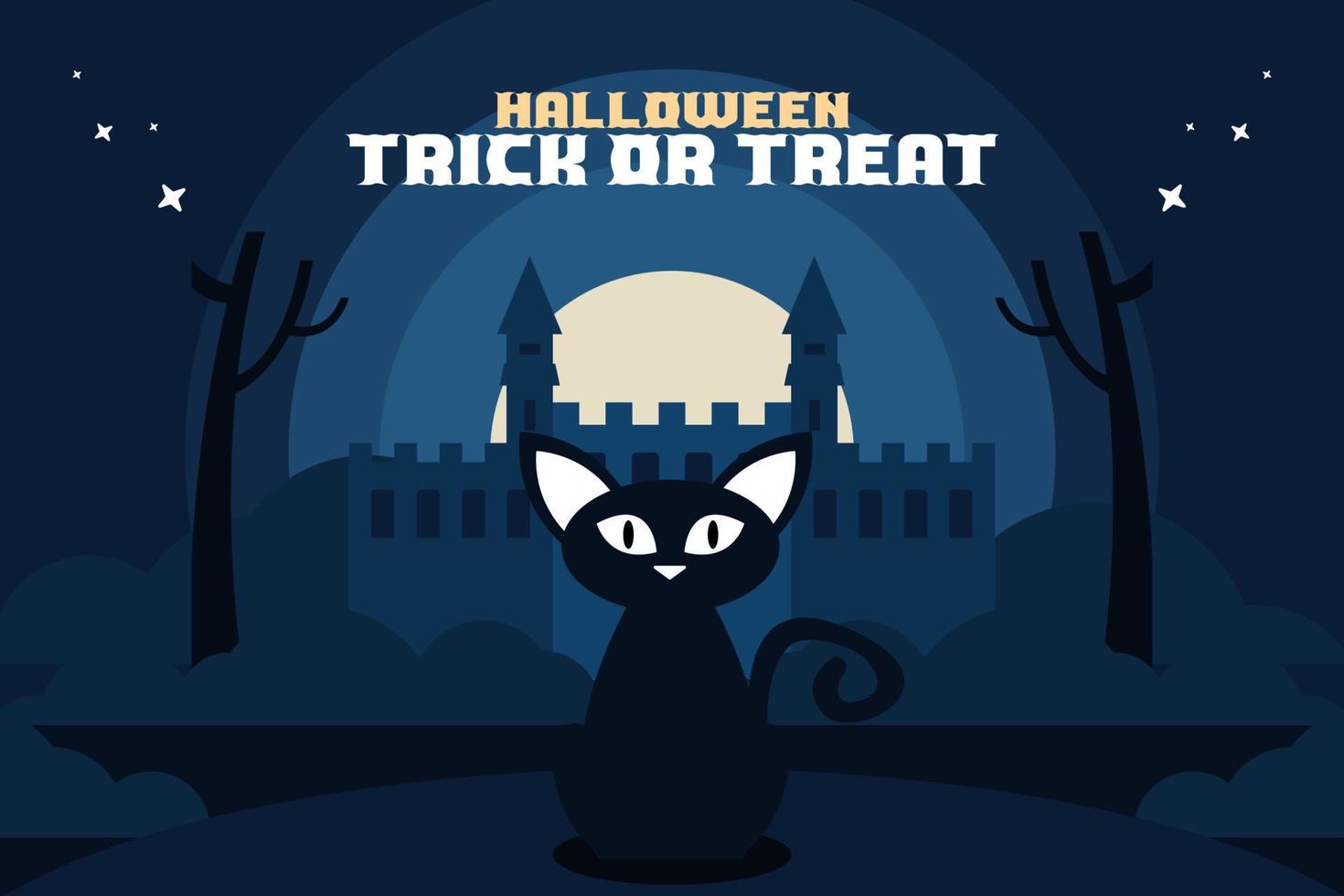 Halloween themed graphic design template easy to customize simple and elegant design vector