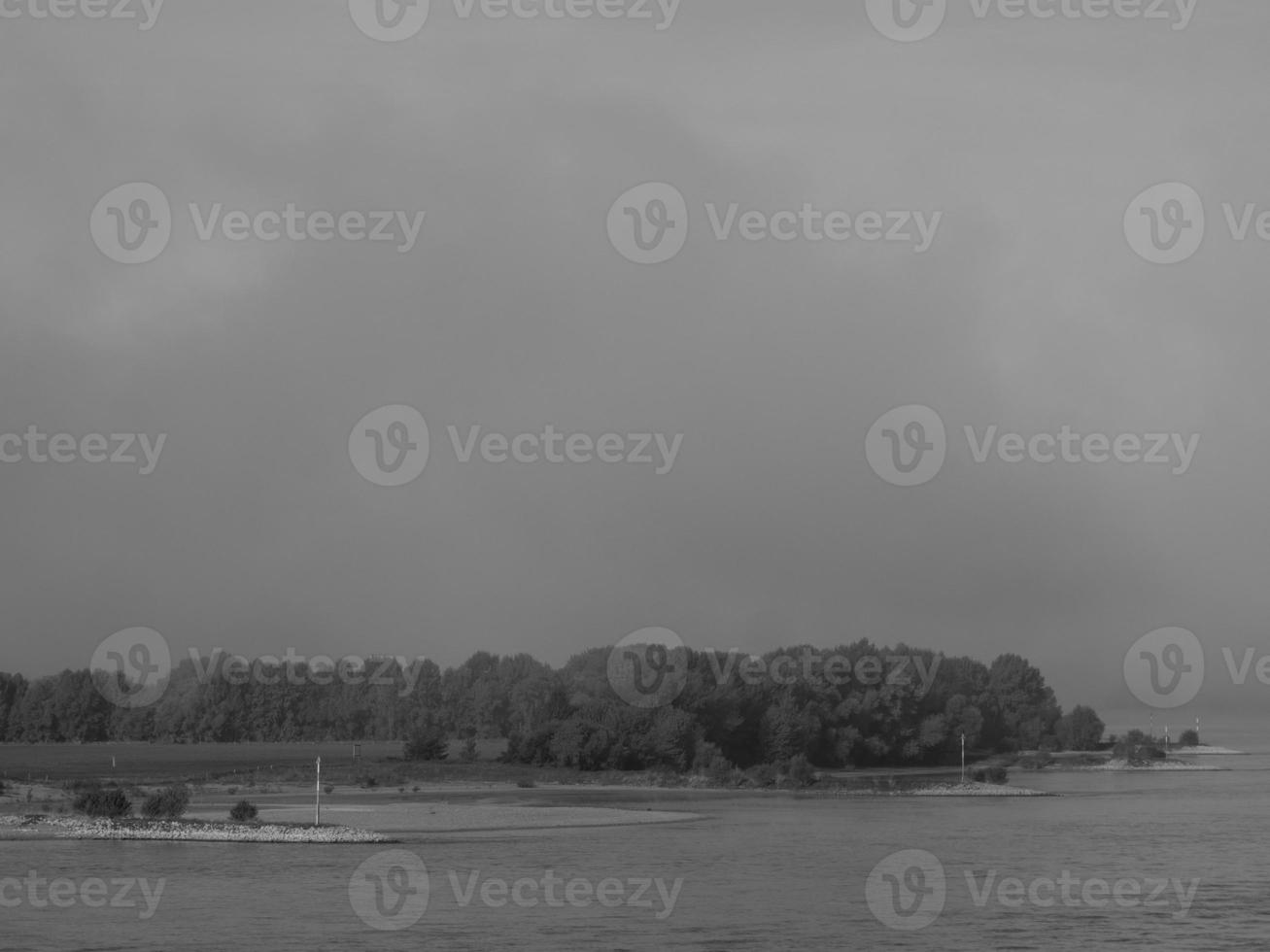 Wesel at the river rhine photo