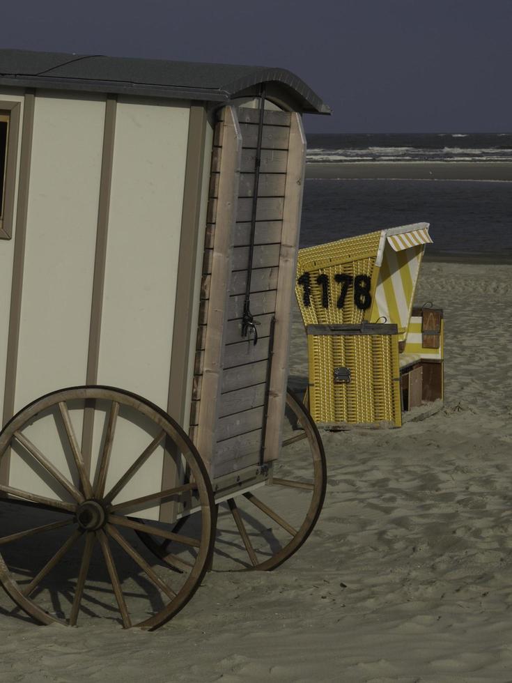langeoog island in the north sea photo