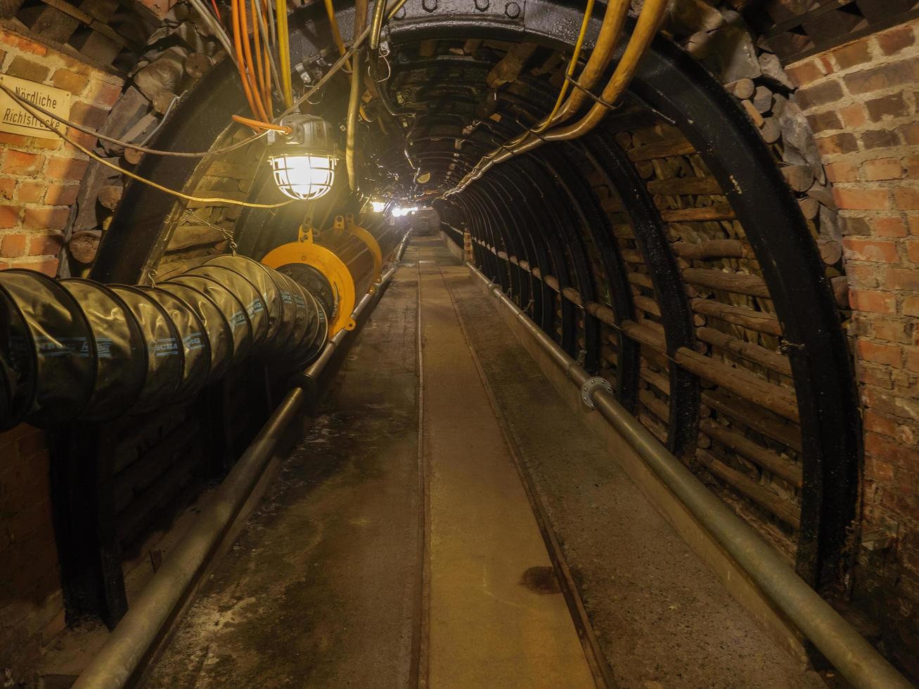 Old mine and the city of Bochum photo