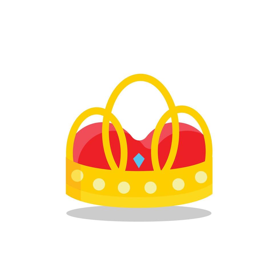 vector illustration of crown, king, luxury icon.