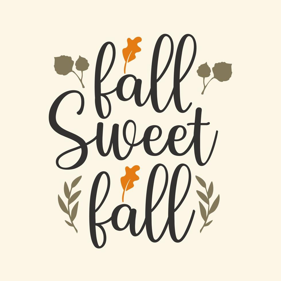 Fall Autumn lettering thanksgiving day hello fall love sign happy fall pumpkin autumn leaves acorns welcome autumn phrases thankful and blessed vector illustration