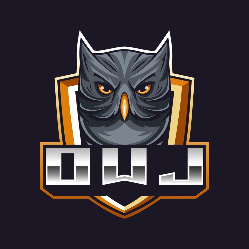 owl mascot logo good use for symbol identity emblem badge and more vector