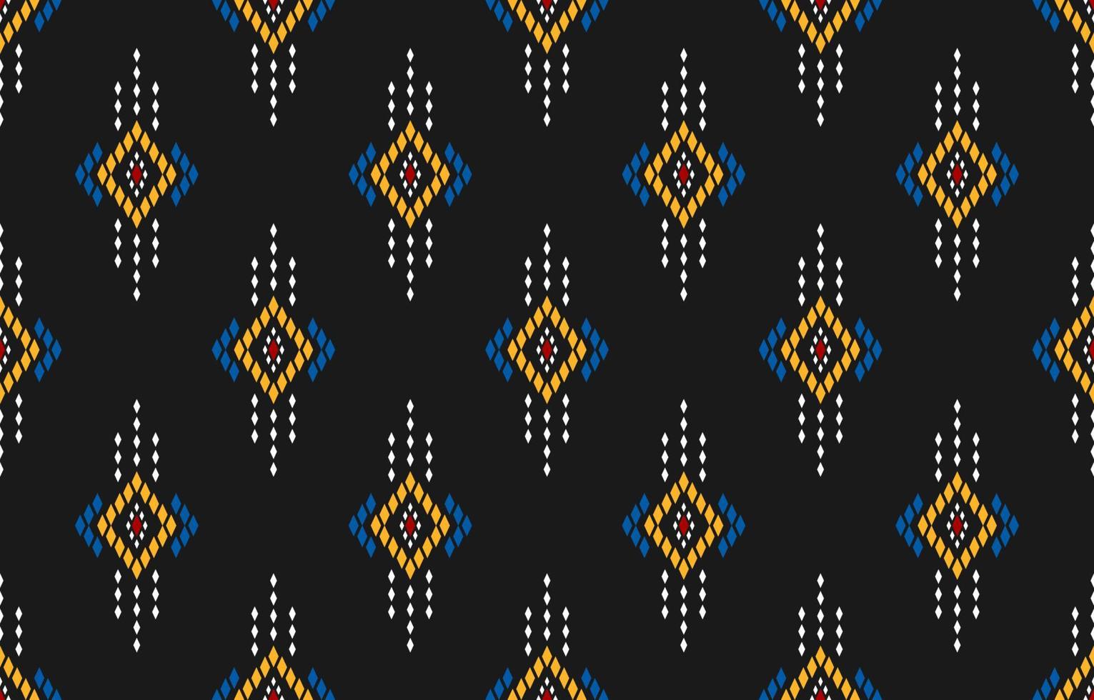 Fabric Aztec pattern background. Geometric ethnic oriental seamless pattern traditional. Mexican style. vector