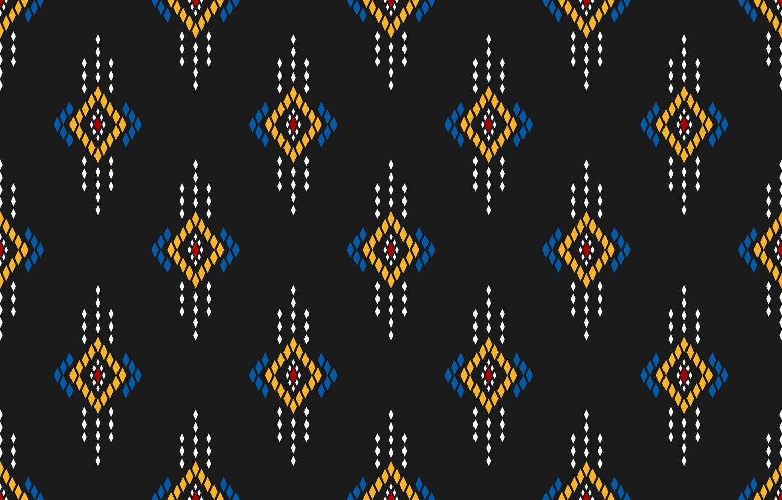 Fabric Aztec pattern background. Geometric ethnic oriental seamless pattern traditional. Mexican style. vector