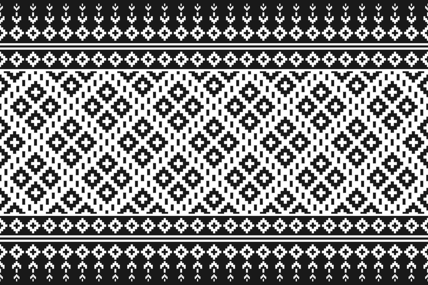 Carpet tribal pattern art. Geometric ethnic seamless pattern traditional. vector