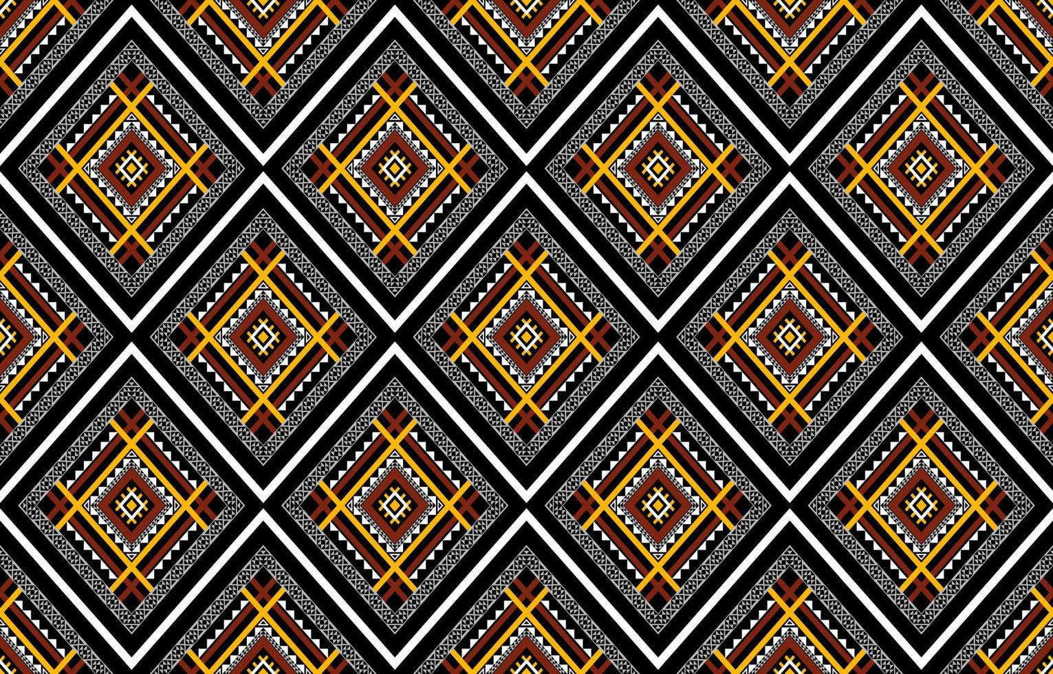 Geometric ethnic oriental seamless pattern traditional. Fabric Aztec pattern background. vector