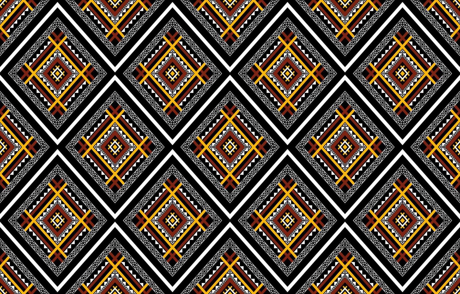 Geometric ethnic oriental seamless pattern traditional. Fabric Aztec pattern background. vector