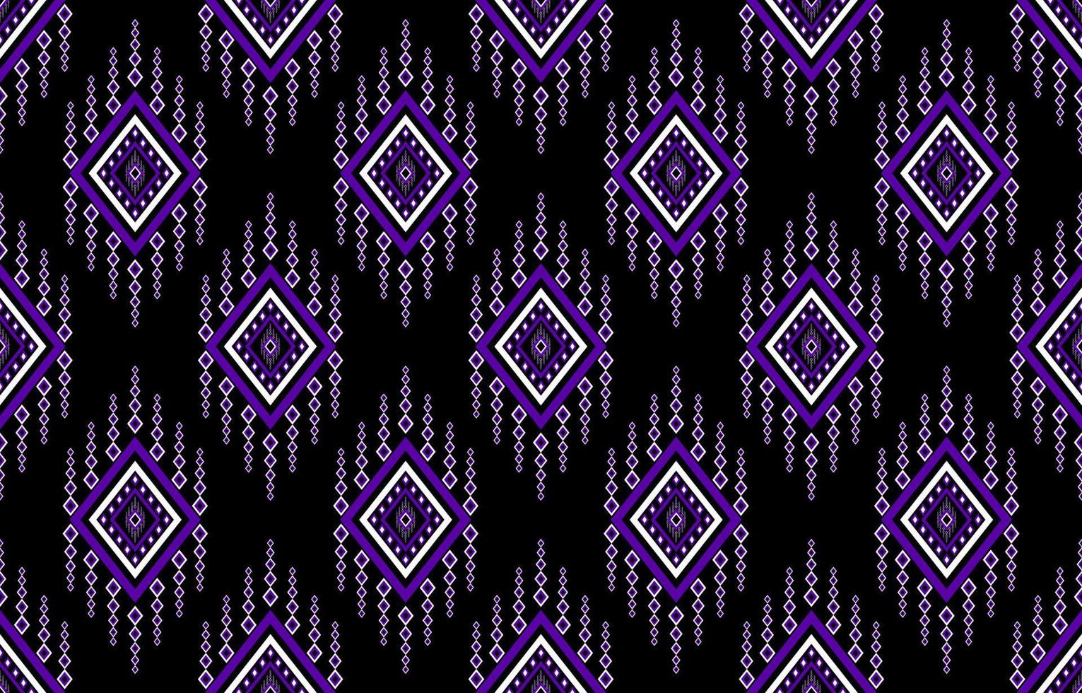 Geometric ethnic oriental seamless pattern traditional. Fabric Aztec pattern background. vector