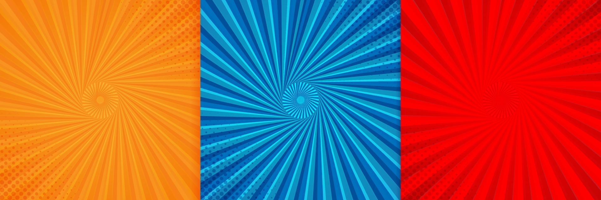 Abstract Comic Style Background Design vector