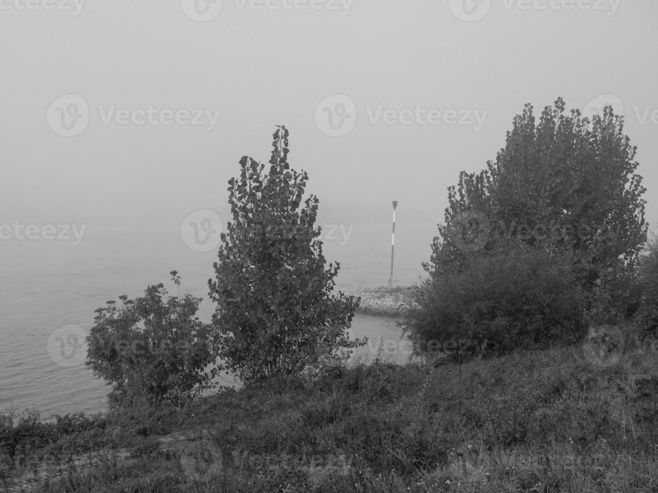 Wesel at the river rhine photo