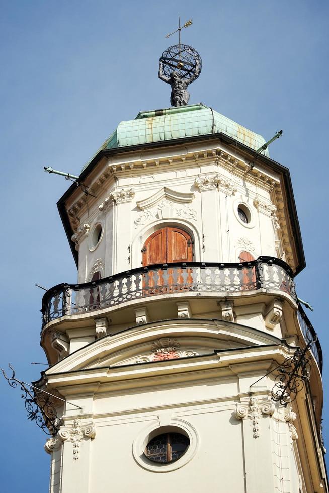 Prague, Czech Republic, 2014. View of the Astronomical Tower at the Klemintum in Prague photo