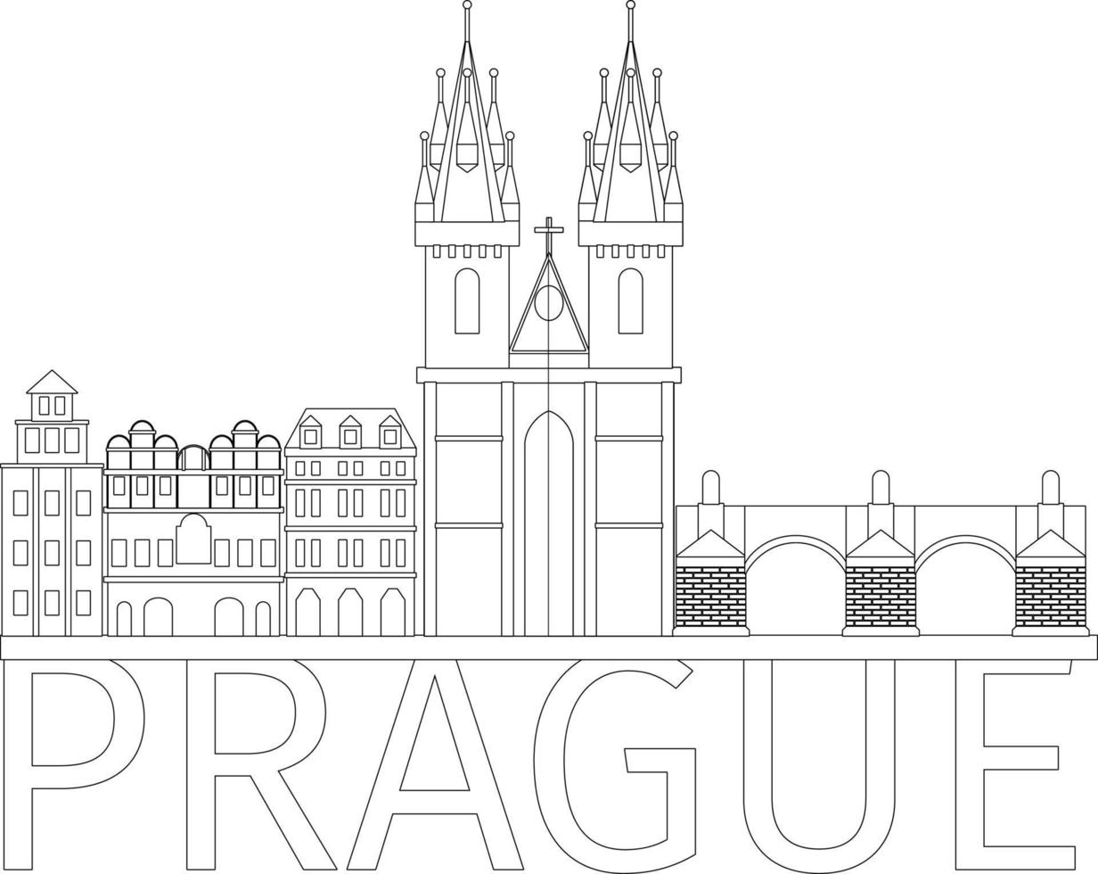 Parque coloring page building coloring page, modern building coloring page. vector