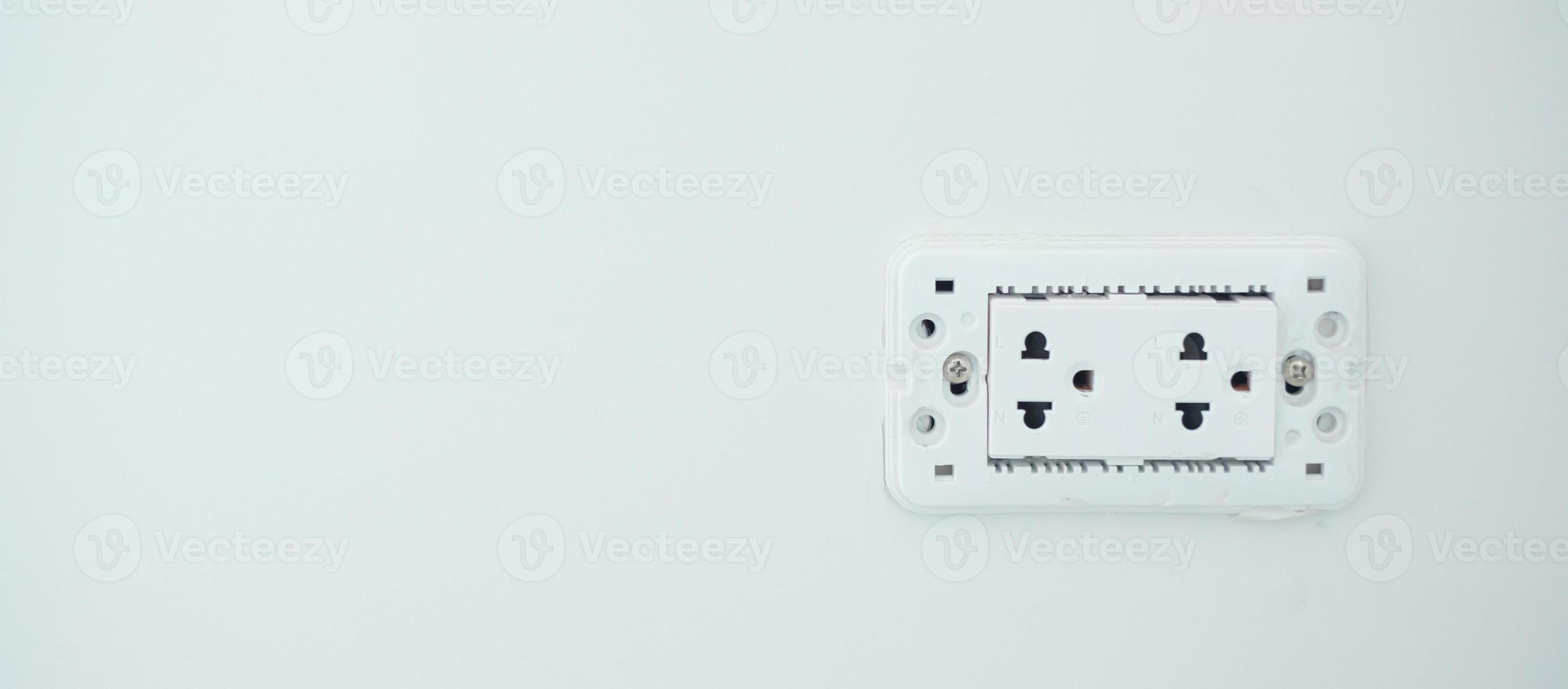 Electrical Wiring installation cables for socket. Renovation, Repair and development of home and apartment concepts photo