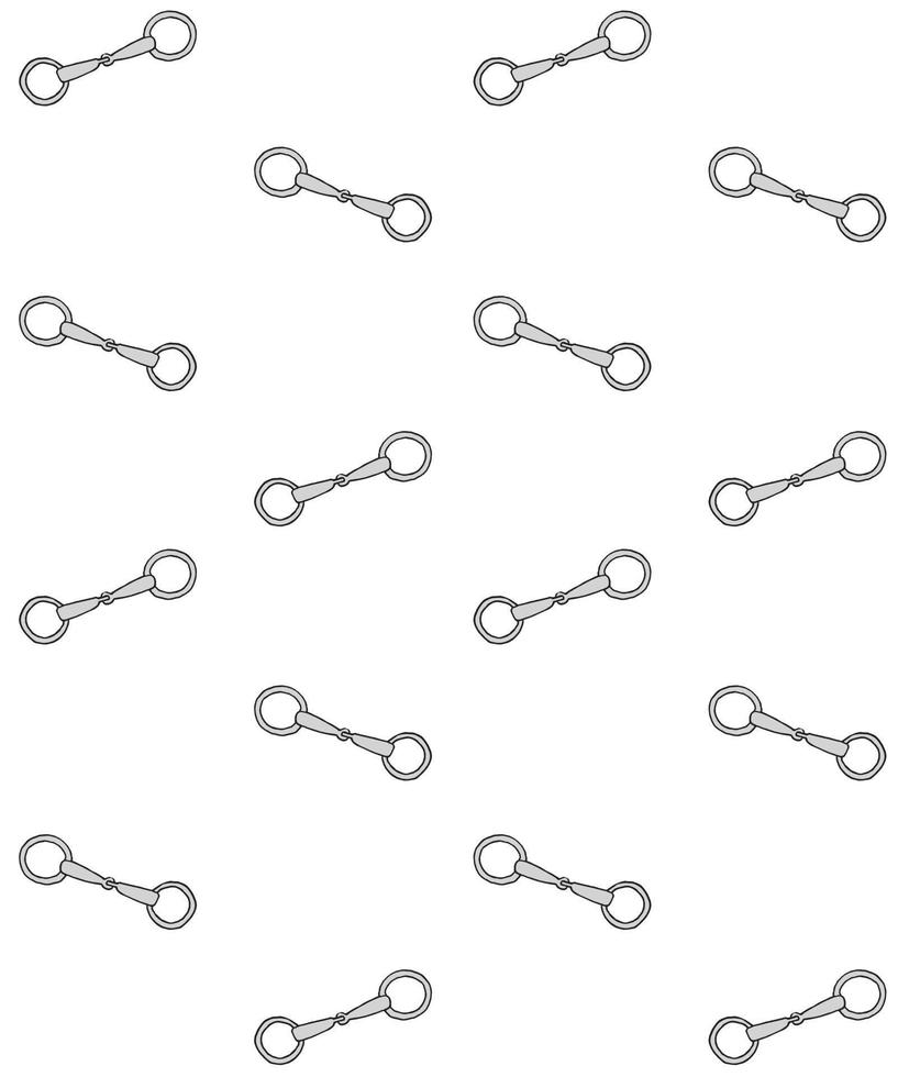 Seamless pattern of horse bits 11808738 Vector Art at Vecteezy
