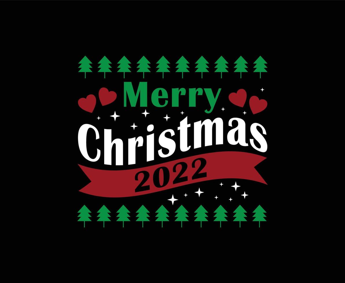 Merry Christmas illustration Vector T-shirt Design